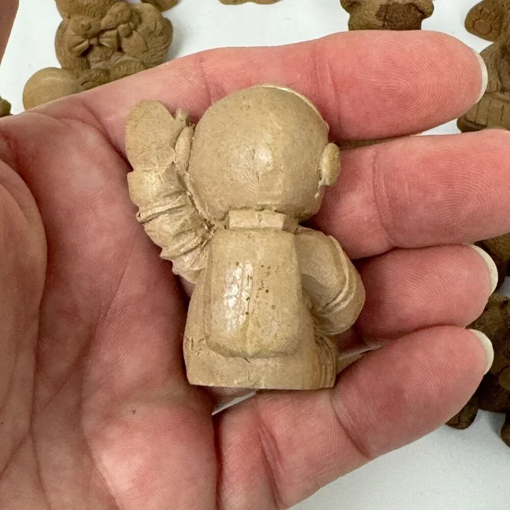 Lot of 25 Mini Resin Teddy Bear Figurines Detailed Ready to Paint Crafts - Picture 14 of 16